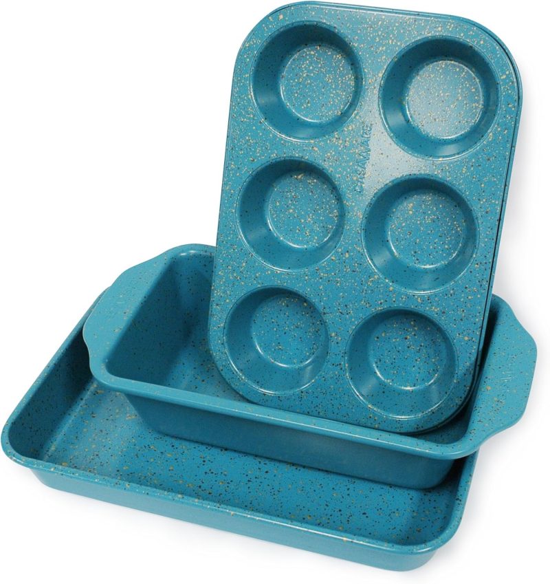 Toaster Oven 3-Piece Set (Blue - Granite) - Image 2